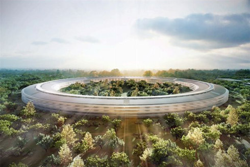 Apple divulga fotos de sua incrível nova sede
