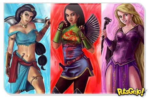 E se as Princesas da Disney estivessem em Street Fighter?