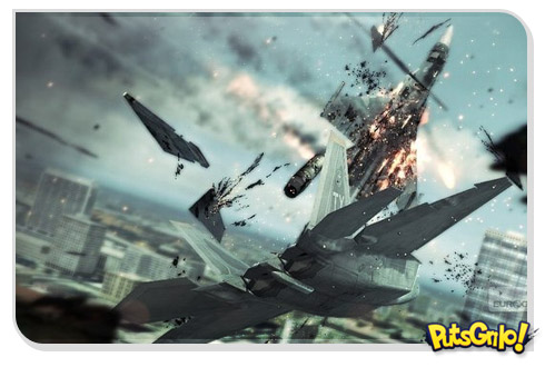 Jogo Ace Combat Assault Horizon em trailer destruidor