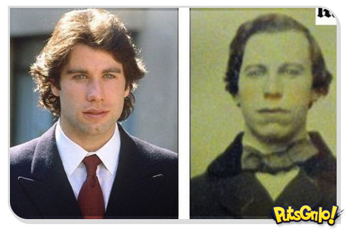 John Travolta e seu sósia imortal