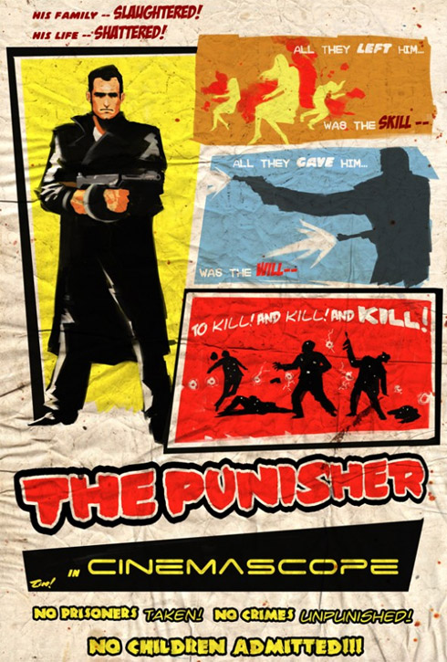 Famosos filmes do cinema em posters vintage
