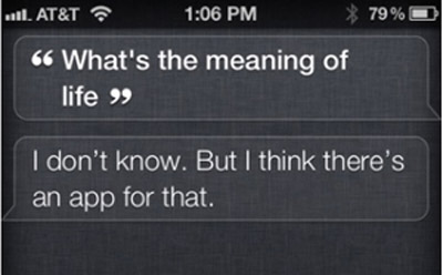 Perguntas e respostas bizarras feitas pelo Siri do iPhone 4s