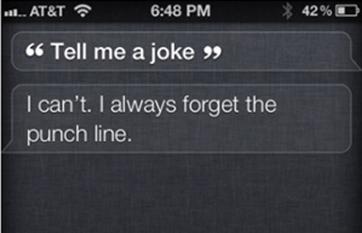 Perguntas e respostas bizarras feitas pelo Siri do iPhone 4s