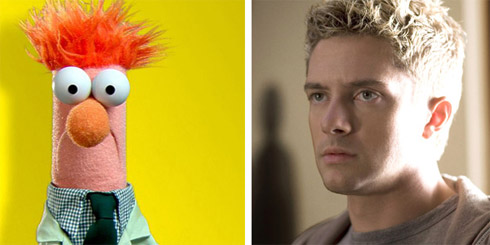 Celebridades sósias dos Muppets