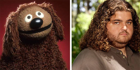 Celebridades sósias dos Muppets