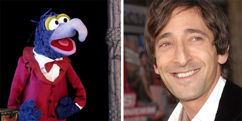 Celebridades sósias dos Muppets