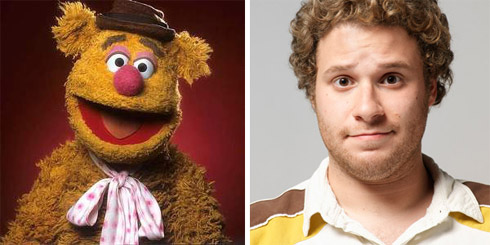 Celebridades sósias dos Muppets