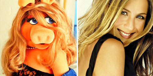 Celebridades sósias dos Muppets