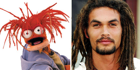 Celebridades sósias dos Muppets