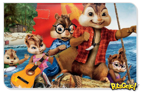 Alvin e os Esquilos 3: Naufragados – Posters e Trailers Novos