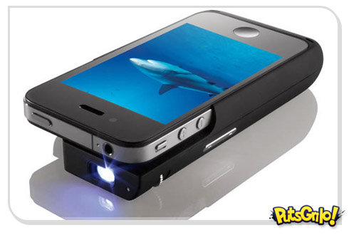 iphone com projetor