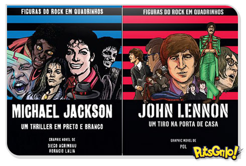 Michael Jackson e John Lennon em quadrinhos biográficos