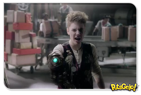 Justin Bieber: Clipe da música Santa Claus is Coming to Town