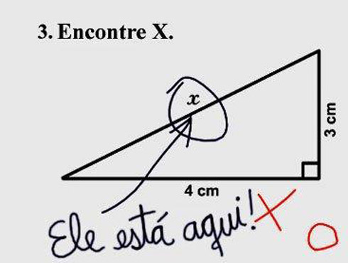 As pérolas mais criativas em provas escolares