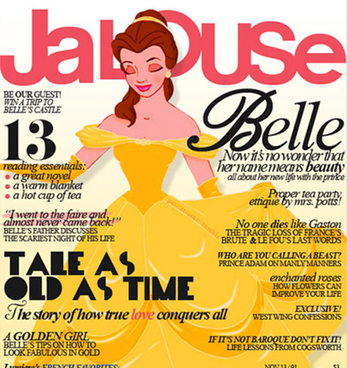 Disney: As Princesas nas capas de revista de moda