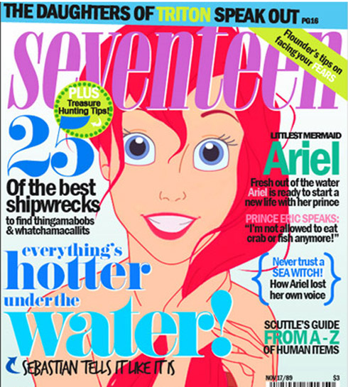 Disney: As Princesas nas capas de revista de moda