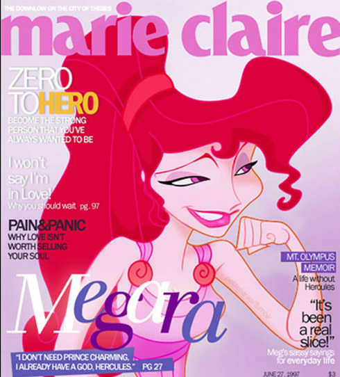 Disney: As Princesas nas capas de revista de moda