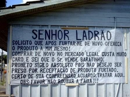 Pedido Ladrão