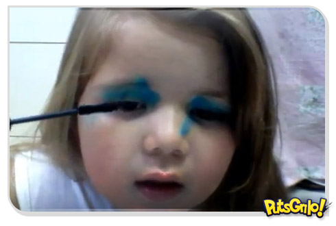 menina-maquiagem tutorial