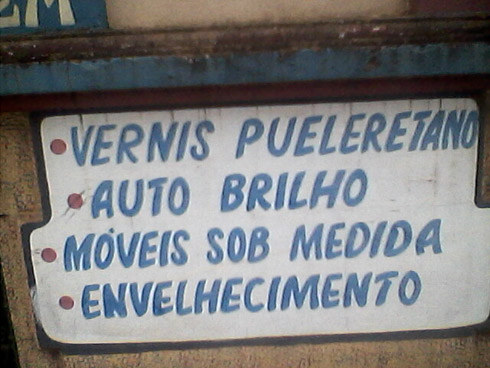 Placas desmotivacionais: Português fail