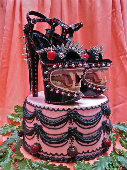 salto alto torta