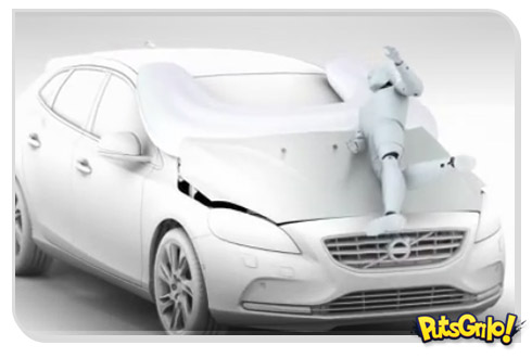 Carro: Modelo de airbag protege pedestres