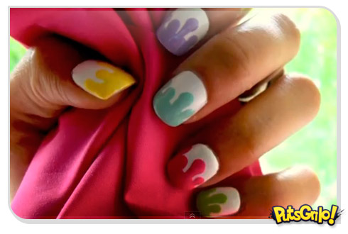 Unhas decoradas com francesinha estilosa