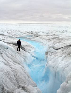 Foto: Gelo e Rio na Groenlândia em Imagem Exuberante