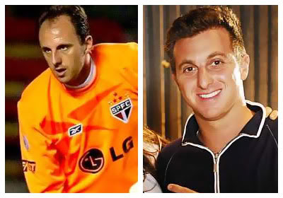 Semelhanças: Rogério Ceni e Luciano Huck