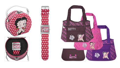 betty-boop bolsas e relógios