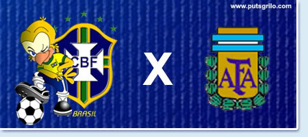 Futebol: Brasil e Argentina na Copa América 2007