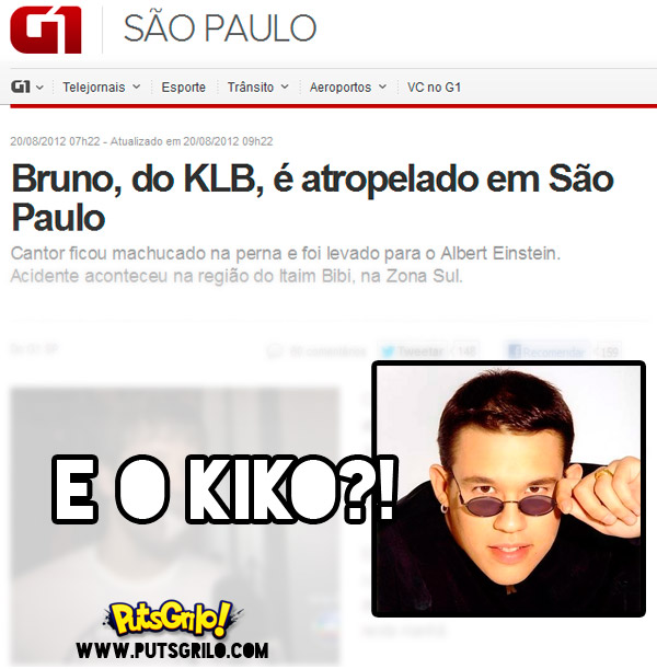 Bruno KLB Atropelado