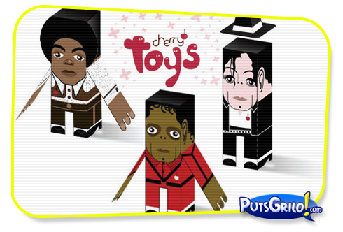 Michael Jackson em PaperToy