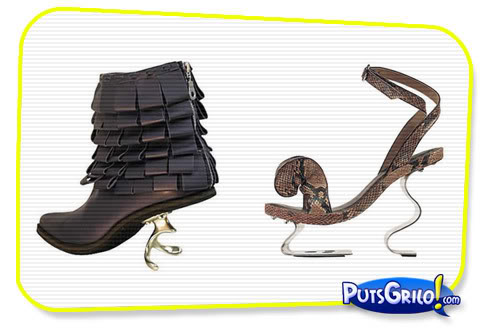 Moda: Fotos de Sapatos e Sandalias Bizarros