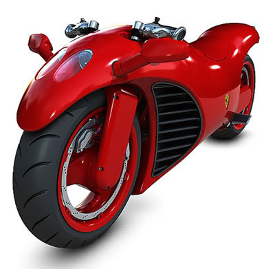 Fotos: Moto Conceito da Ferrari