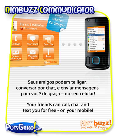 Nimbuzz: Ligações Grátis para Celular Direto do Orkut