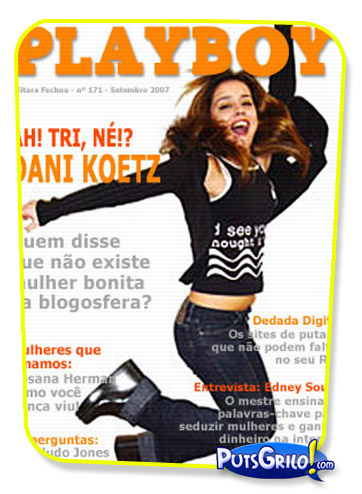 Queremos Dani Koetz em Capa de Revista