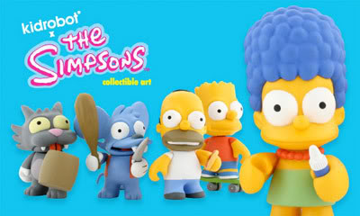 Os Simpsons em versão Toy Art