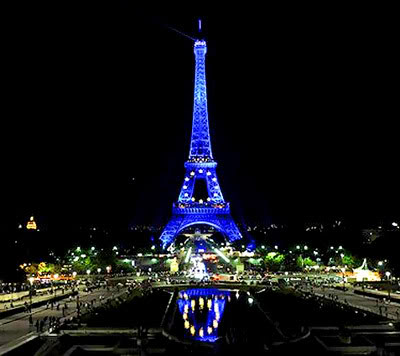 Foto: Torre Eiffel Azul