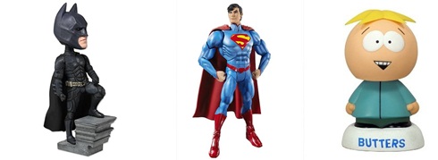 superman, buters e batman