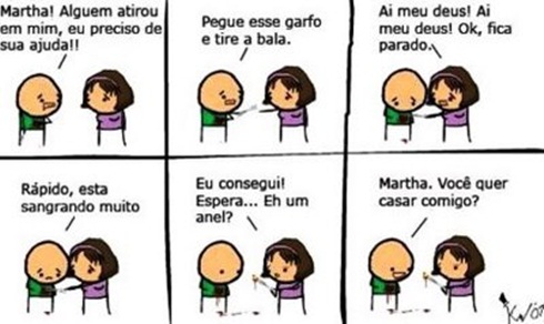 pedido de casamento!