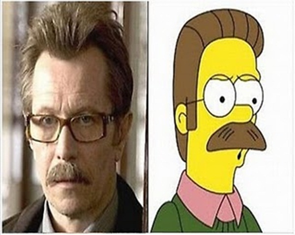 Ned Flanders e Gary Oldman