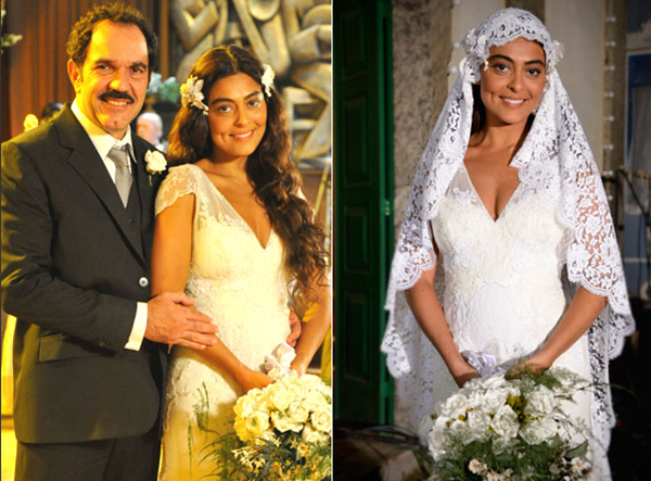 Lindos modelos de vestidos de noiva das novelas