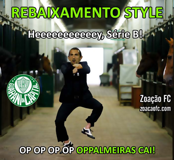 Zoação FC zuando Palmeiras rebaixamento style